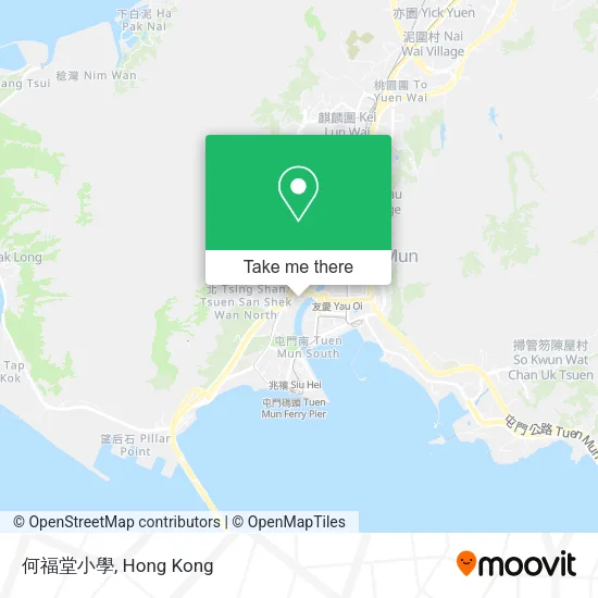 何福堂小學地圖