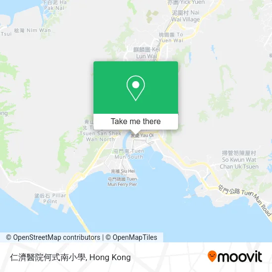 仁濟醫院何式南小學地圖