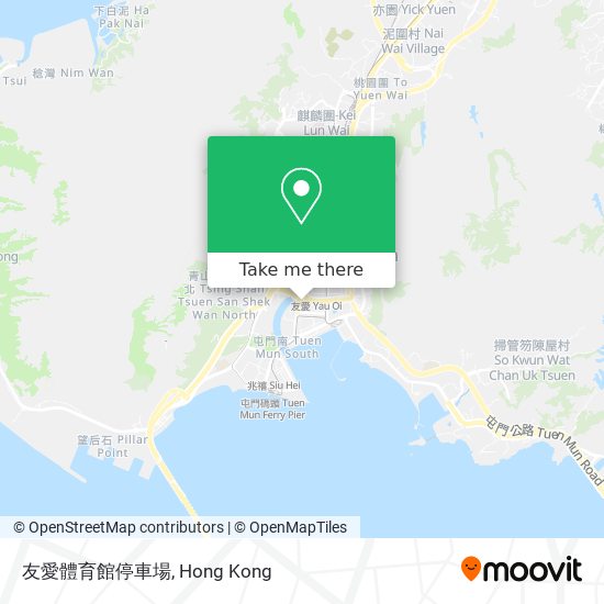 友愛體育館停車場地圖