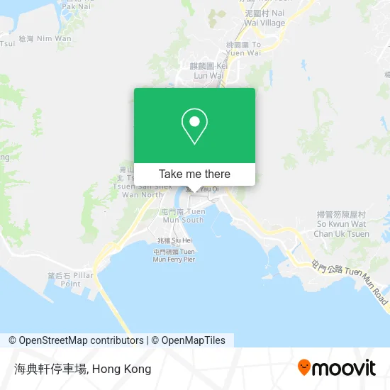 海典軒停車場地圖