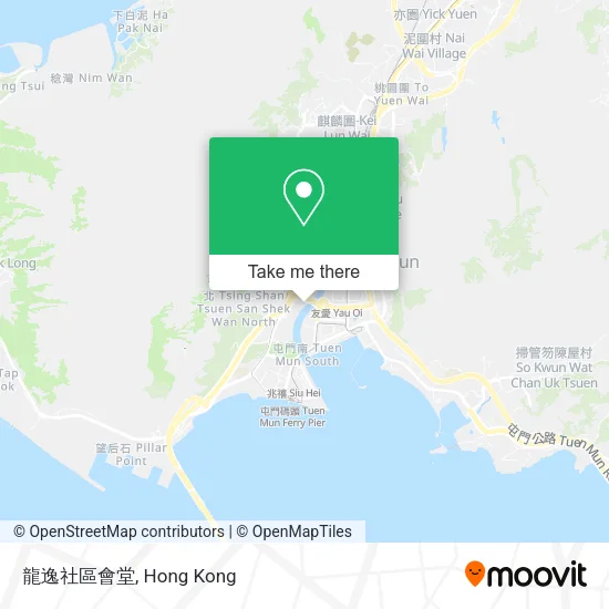 龍逸社區會堂地圖