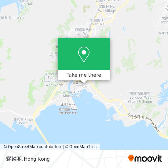 耀麟閣 map