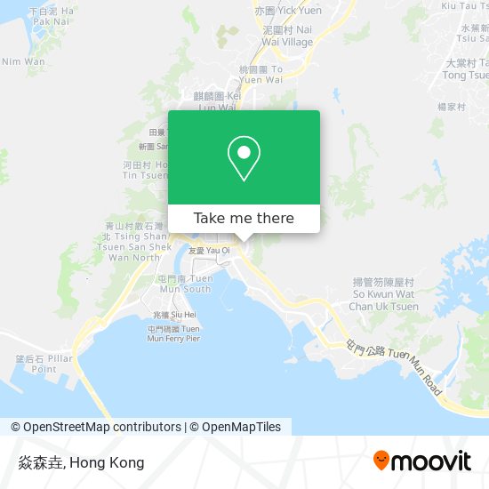 焱森垚 map