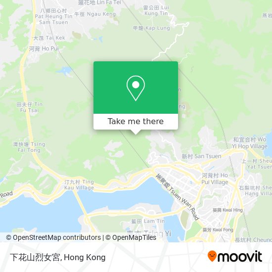 下花山烈女宮地圖