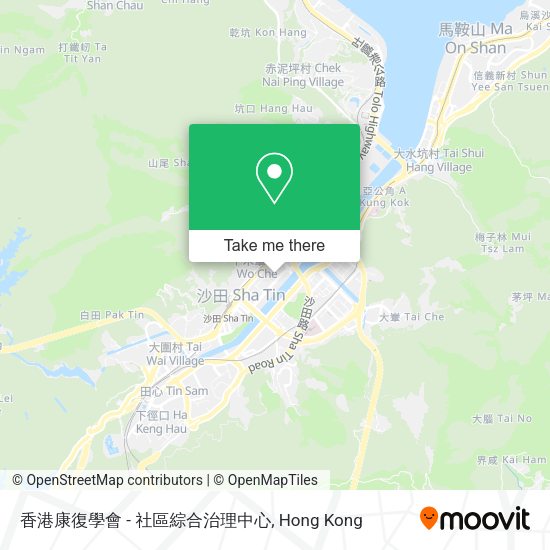 香港康復學會 - 社區綜合治理中心 map