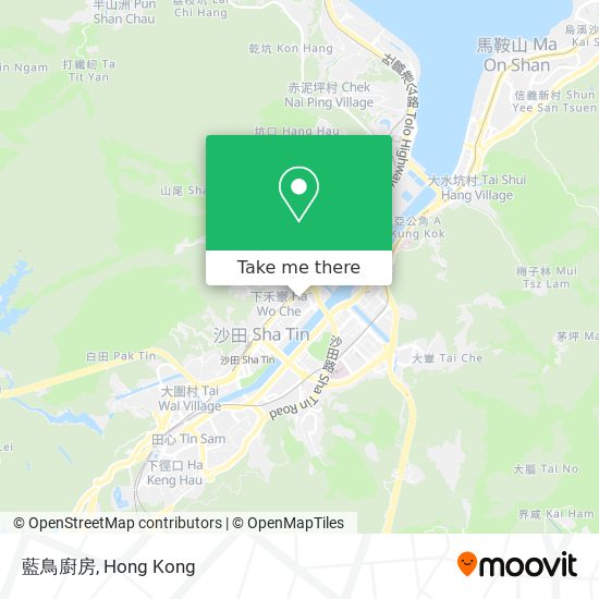 藍鳥廚房地圖