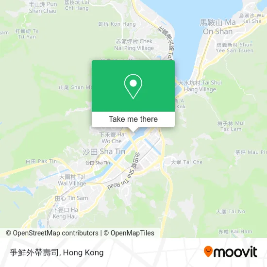 爭鮮外帶壽司地圖
