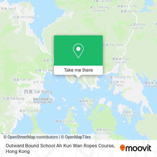 Outward Bound School Ah Kun Wan Ropes Course地圖