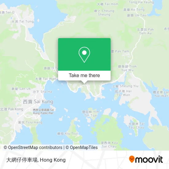 大網仔停車場地圖