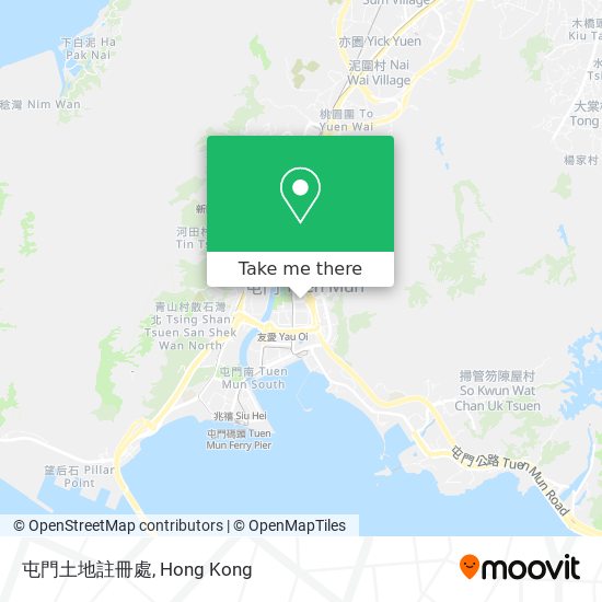 屯門土地註冊處地圖
