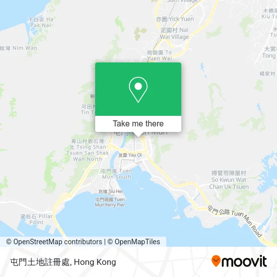 屯門土地註冊處 map