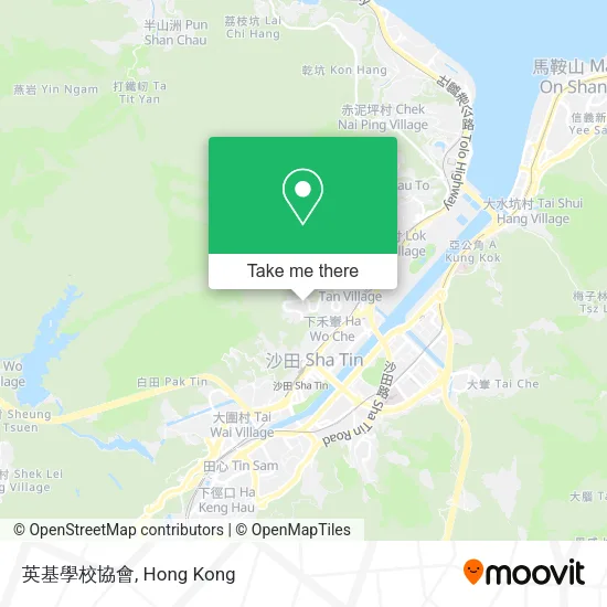 英基學校協會 map