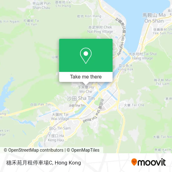 穗禾苑月租停車場C地圖