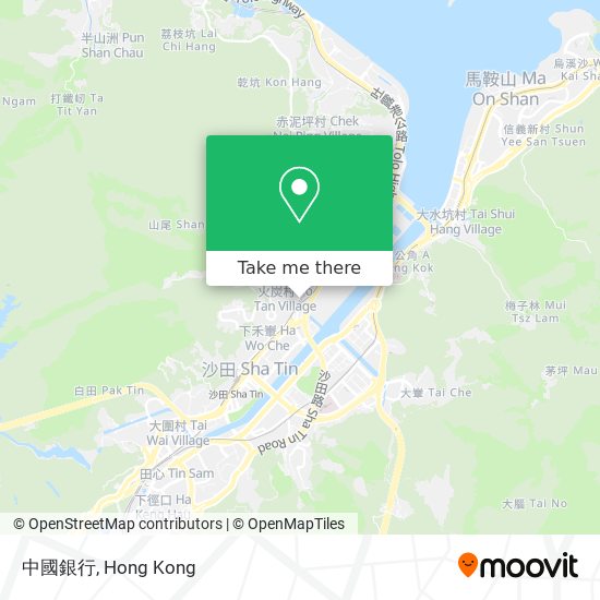 中國銀行 map