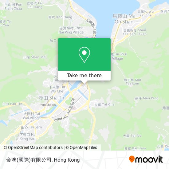 金澳(國際)有限公司 map