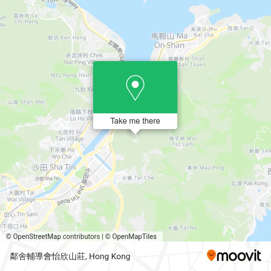 鄰舍輔導會怡欣山莊地圖