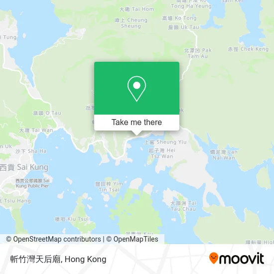 斬竹灣天后廟 map