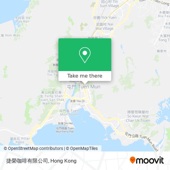 捷榮咖啡有限公司 map