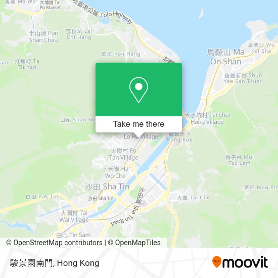 駿景園南門地圖