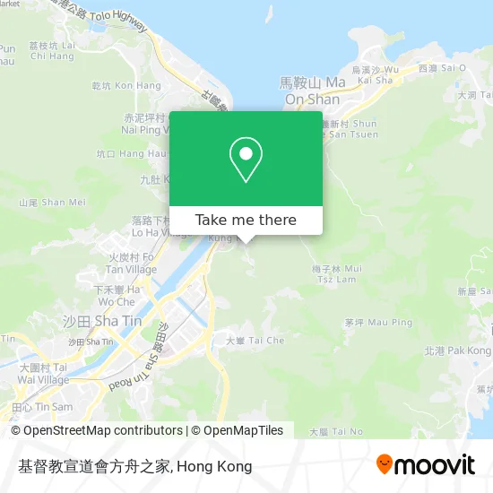 基督教宣道會方舟之家地圖