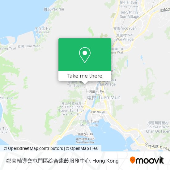 鄰舍輔導會屯門區綜合康齡服務中心 map