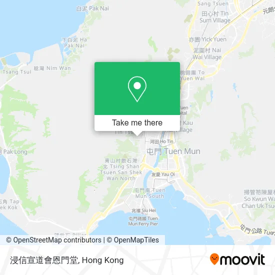 浸信宣道會恩門堂 map