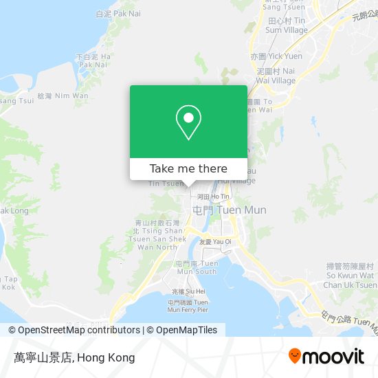 萬寧山景店 map