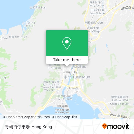 青楊街停車場 map