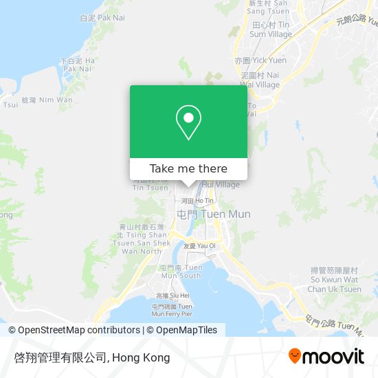 啓翔管理有限公司 map