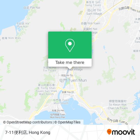 7-11便利店 map