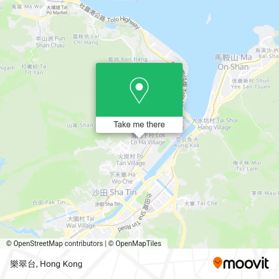 樂翠台地圖