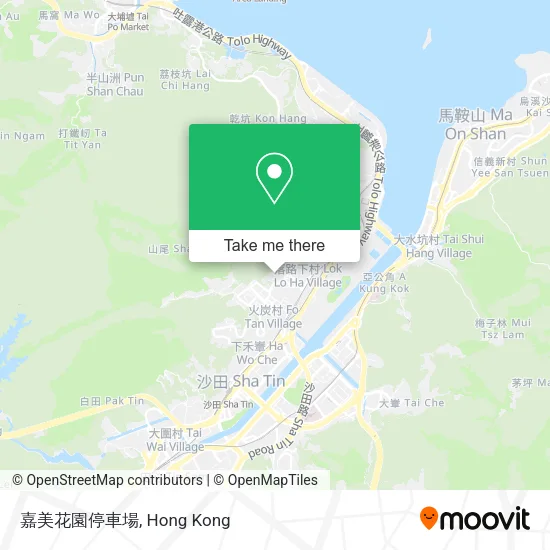 嘉美花園停車場地圖