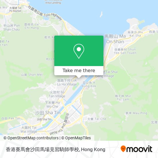 香港賽馬會沙田馬場見習騎師學校 map