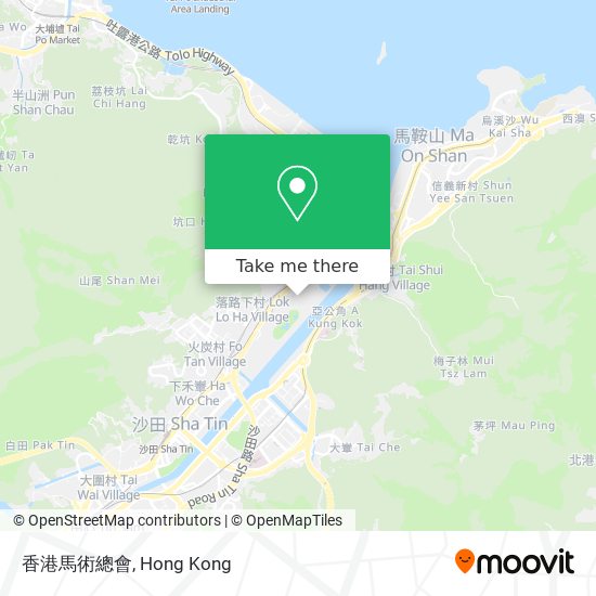 香港馬術總會地圖