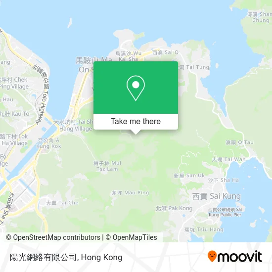 陽光網絡有限公司 map