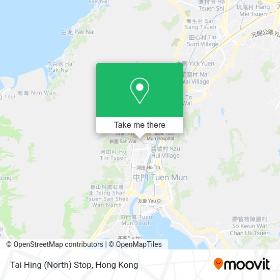 Tai Hing (North) Stop map