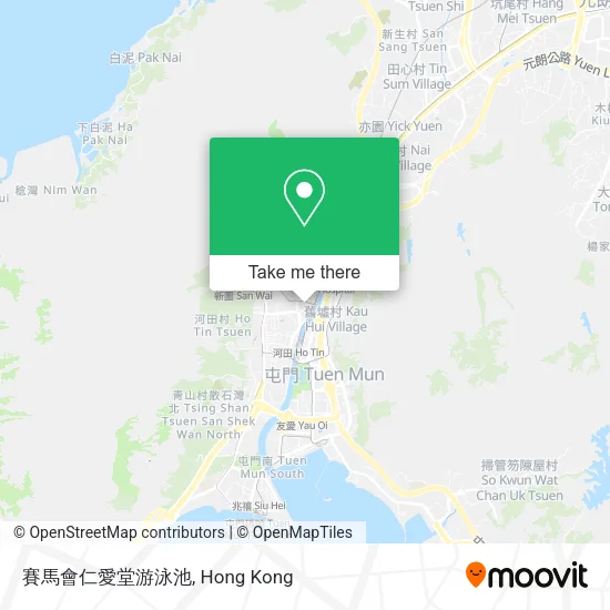 賽馬會仁愛堂游泳池 map