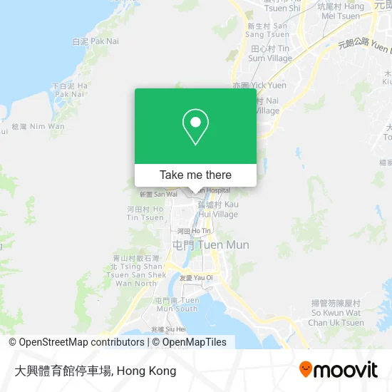 大興體育館停車場 map