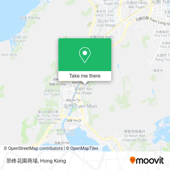 景峰花園商場地圖