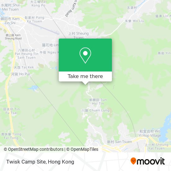 Twisk Camp Site map