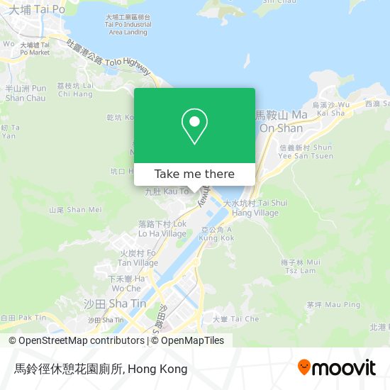 馬鈴徑休憩花園廁所 map