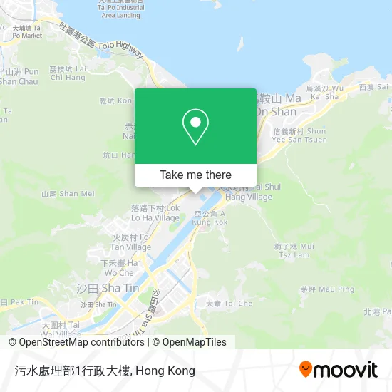 污水處理部1行政大樓 map