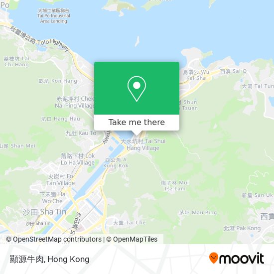 顯源牛肉 map