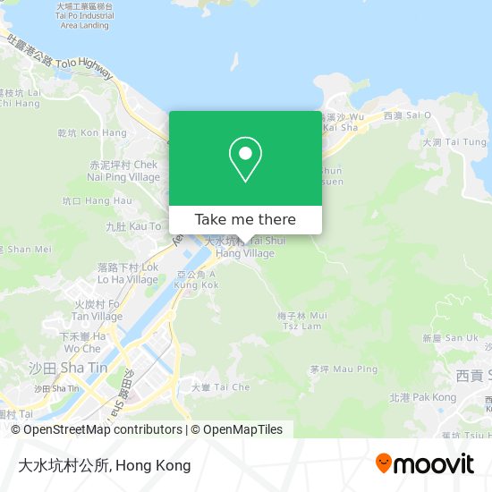 大水坑村公所 map