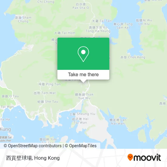 西貢壁球場地圖