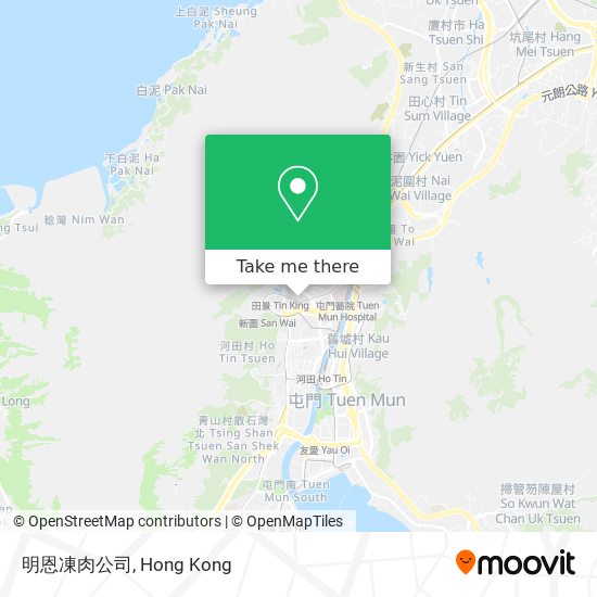 明恩凍肉公司 map