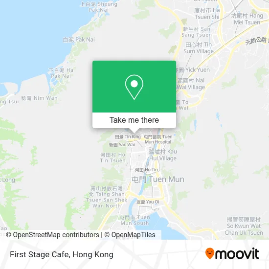 First Stage Cafe map