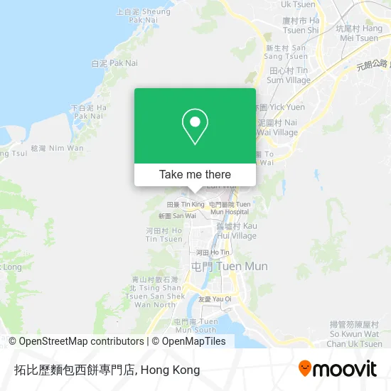 拓比歷麵包西餅專門店 map
