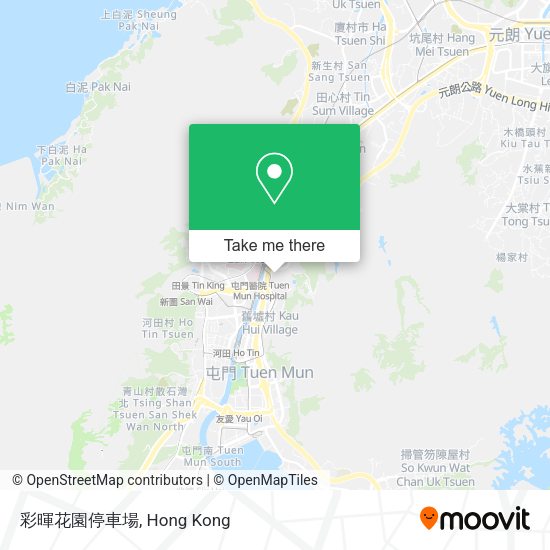 彩暉花園停車場地圖