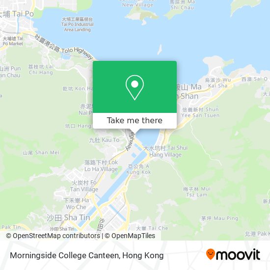 Morningside College Canteen map